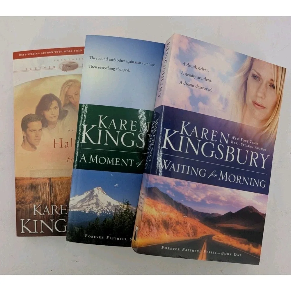 Karen Kingsbury Book Lot Of 3 Fiction Novels